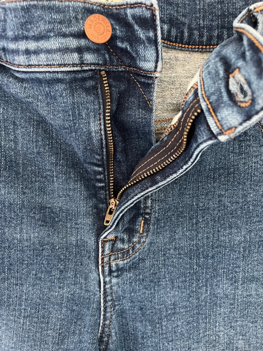 Madewell | Mid-Rise Kick Out Denim Jeans Indigo DM7708 Size 32 - Picture 7 of 16